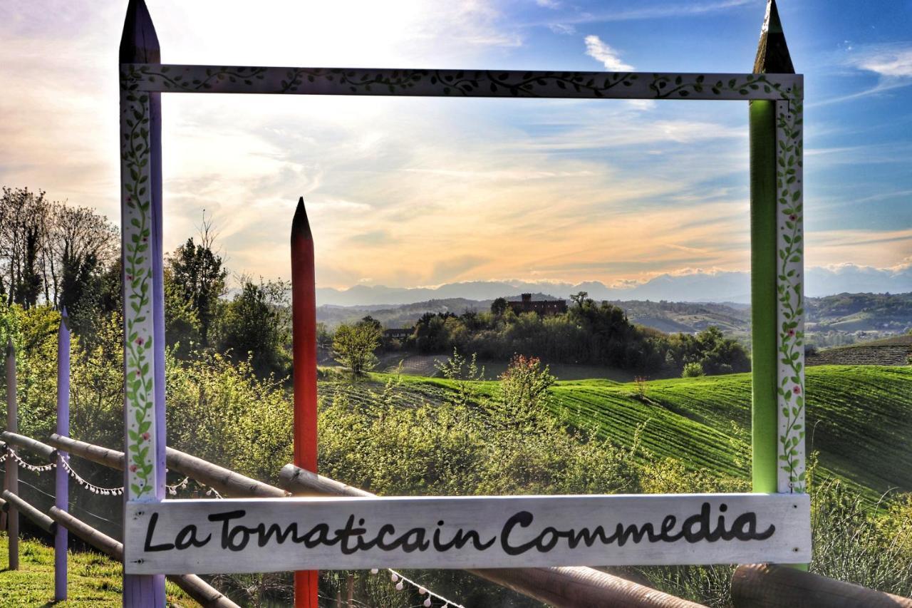 La Tomatica In Commedia Villa Mongardino Buitenkant foto